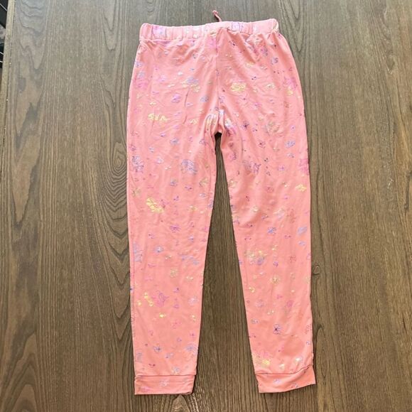 NWOT Sophia and Lily Ribbed Unicorn Diamond Pink Joggers Size 10/12 - Picture 6 of 6